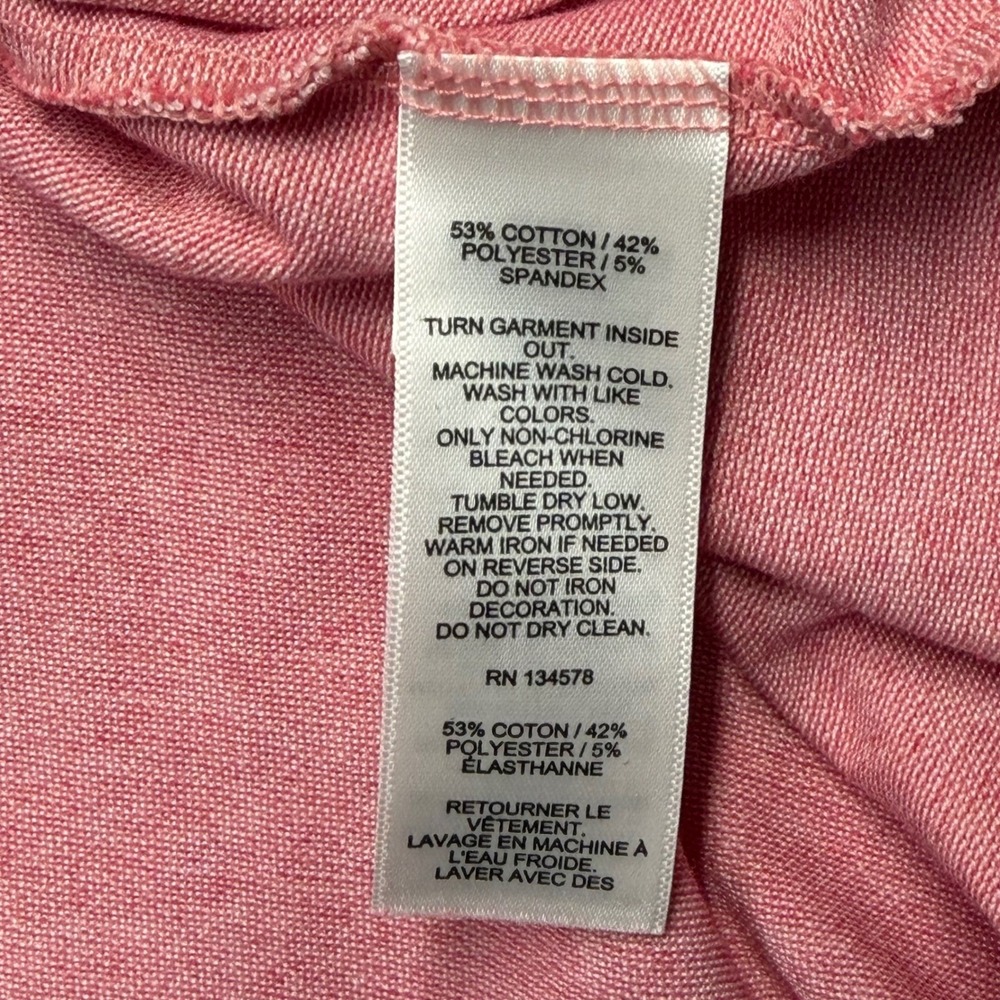 Vineyard Vines Edgartown Polo Shirt Red Heather Short Sleeve Stretch Mens L - Picture 6 of 9